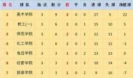 足球赛的比分表