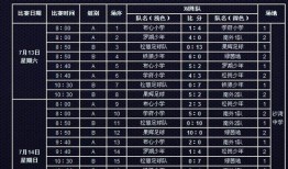 足球赛的比分表